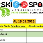 Schulzeitänderung ab 19.1.2026